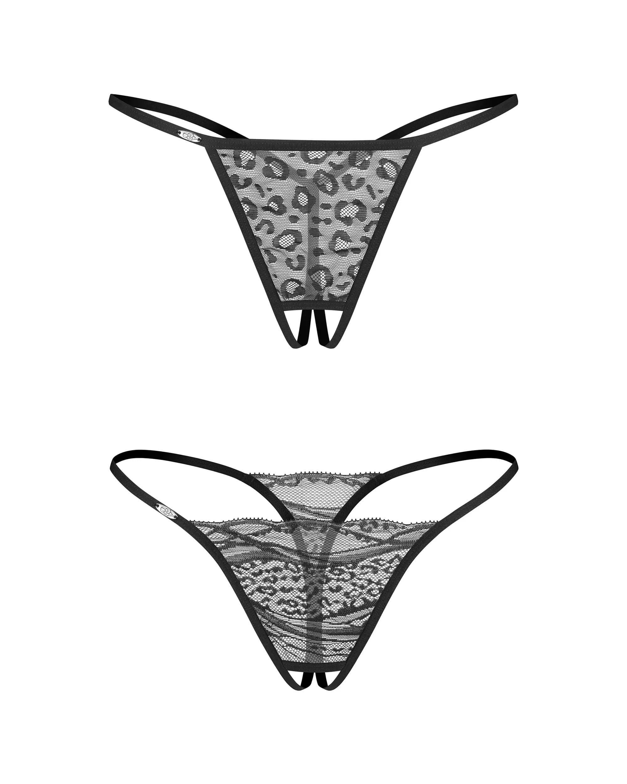 Selente Love & Fun - Perizoma da donna seducente con cavallo aperto