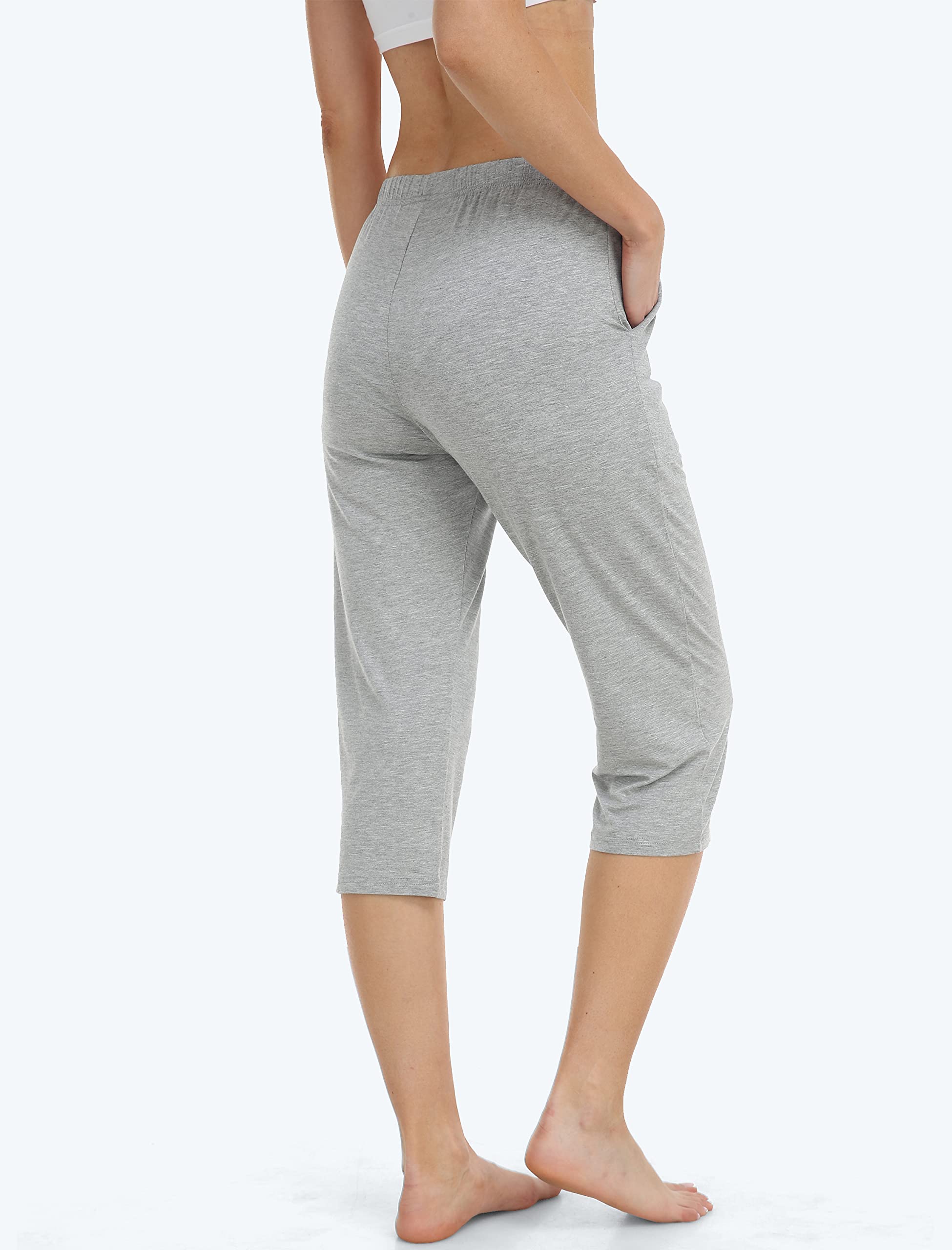 JINSHI Pantaloni Pigiama Donna Estate Morbido Pigiama Pantaloncini Corti per Casa Dormire Yoga Jogging