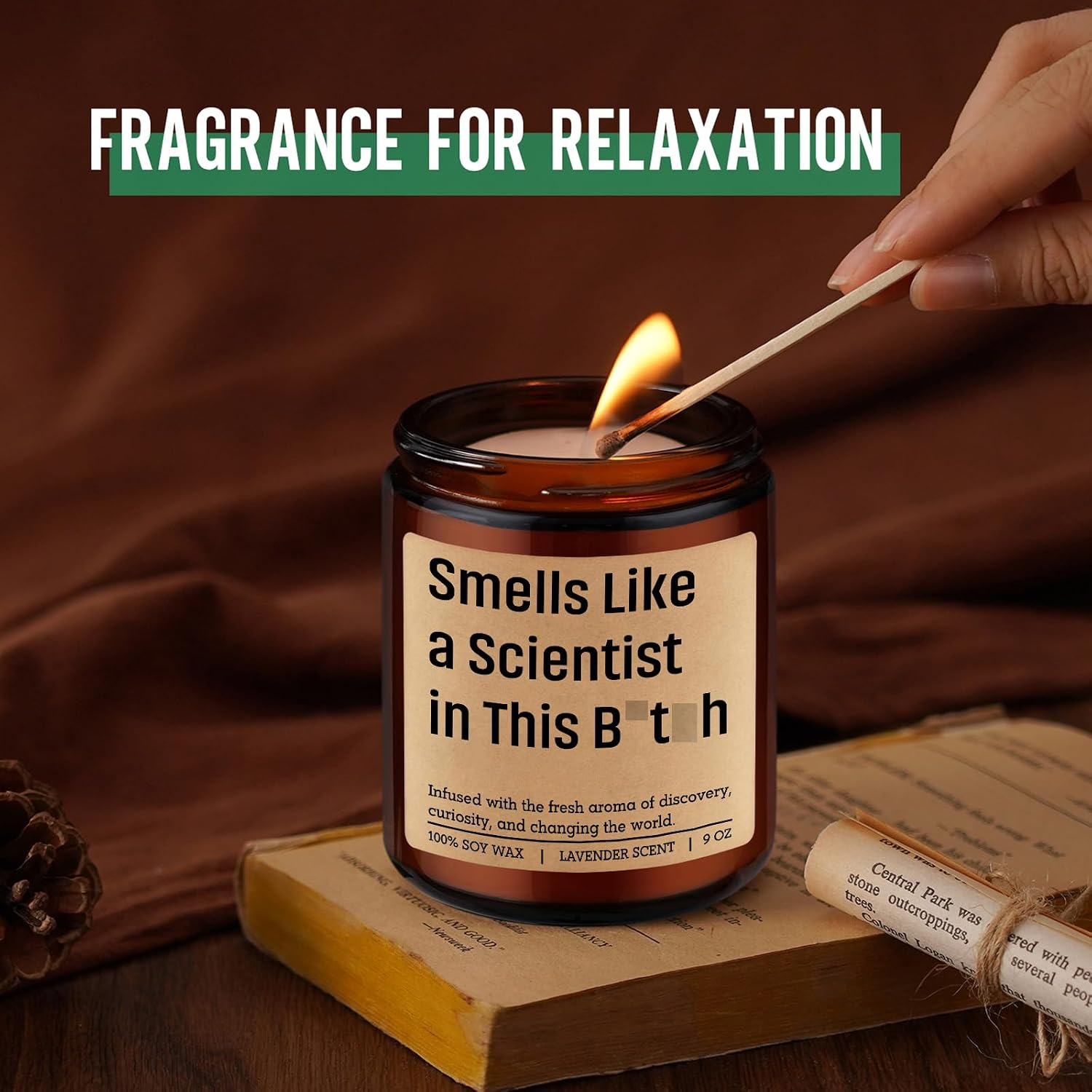 GSPY Candle, Scientist Gifts, Science Gifts for Chemists, Laboratory Techs image 5