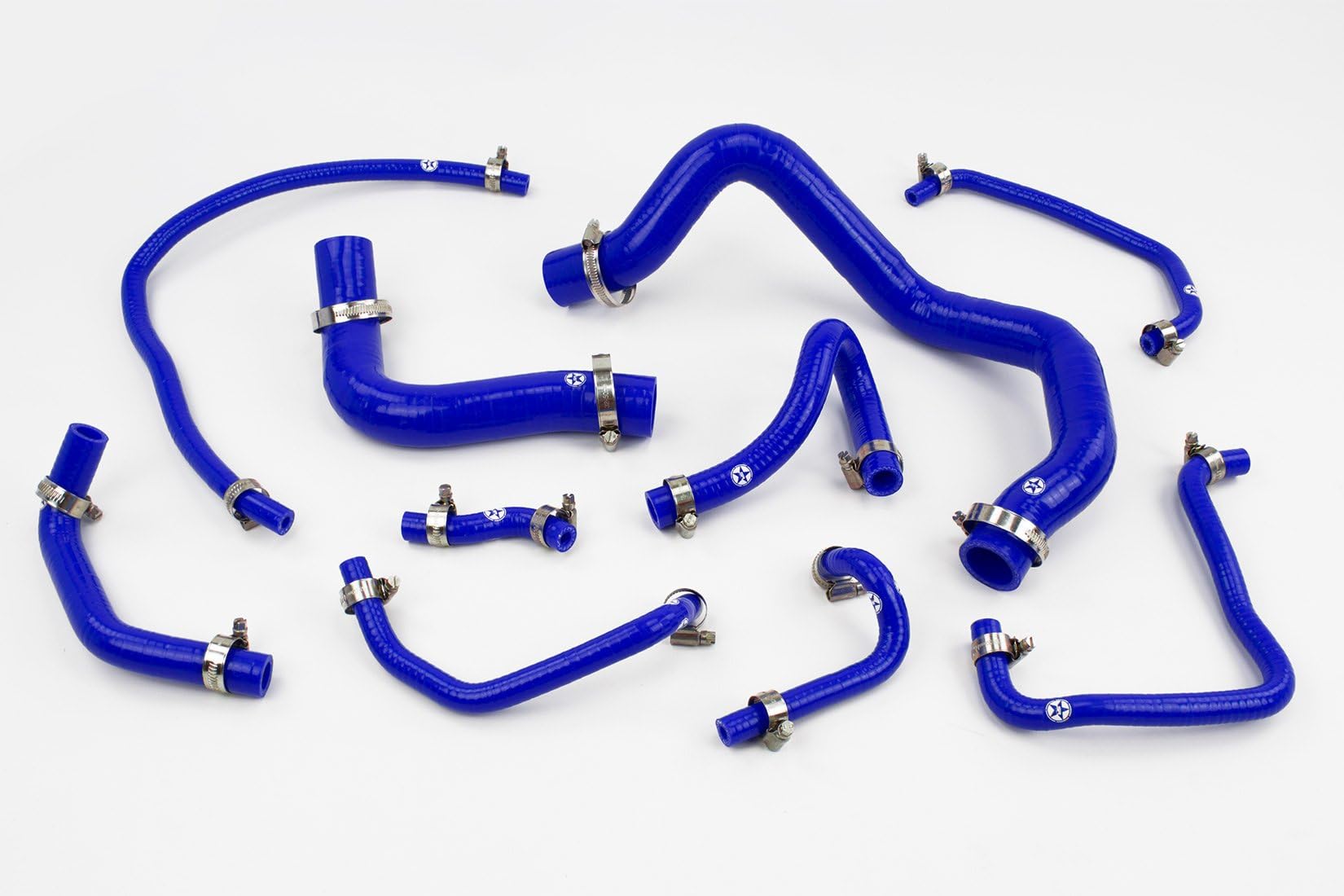 Stoney Racing Silicone Coolant & Breather Hose Kit with Clamps MX5NB-0013B-CK (Blue)
