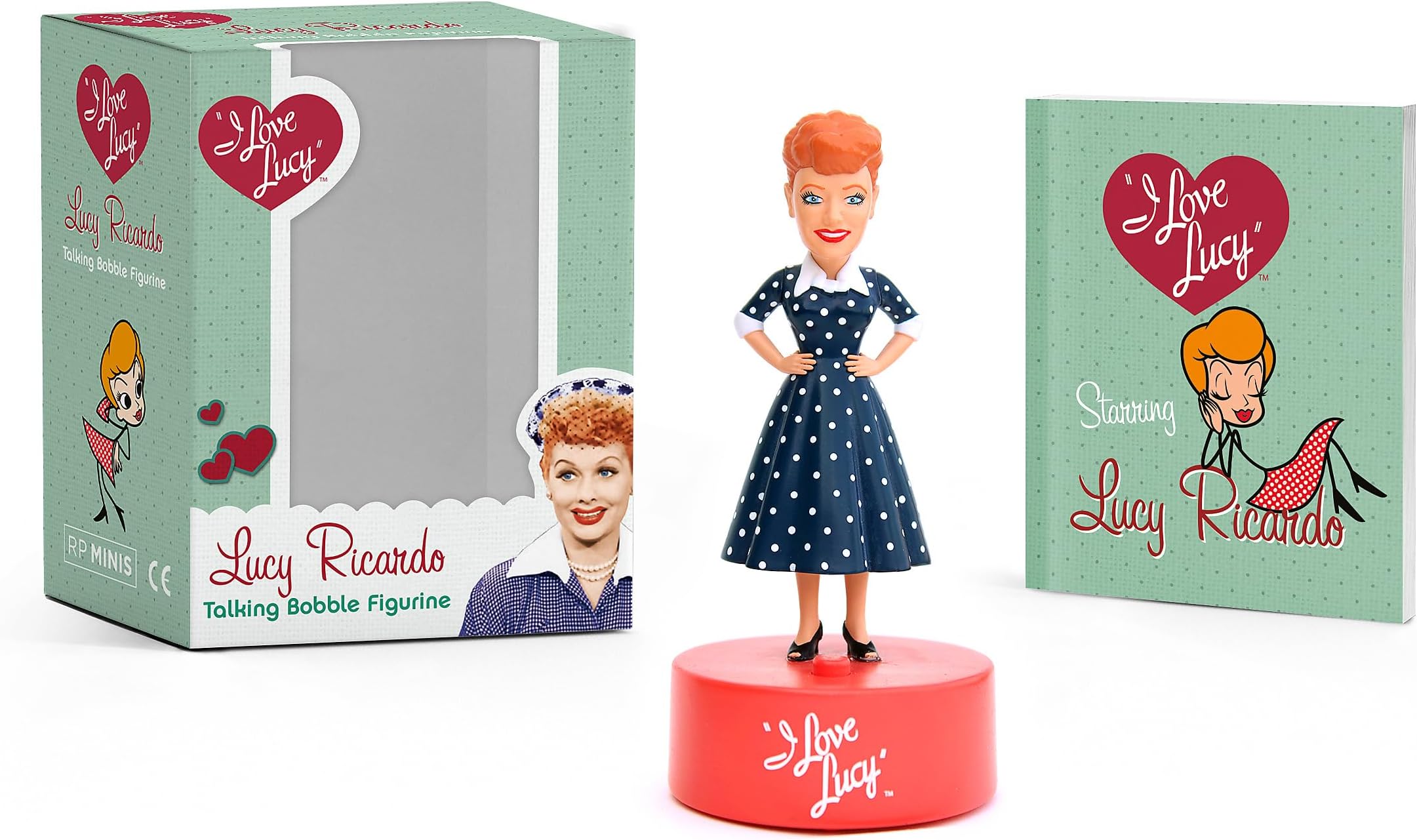 I Love Lucy: Lucy Ricardo Talking Bobble Figurine (RP Minis)
