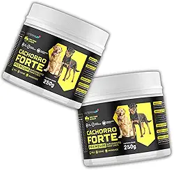Kit 2 Potes Cachorro Forte Premium 500g | Suplemento Canino para Queda de Pelo, Imunidade, Digestão e Pelagem | Indicado por Veterinários | VeterinUp
