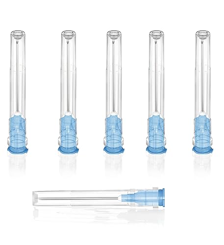 Paquete de 100 suministros de laboratorio dispensadores desechables de 23 Ga de 1 pulgada0.984 in, embalaje sellado individualmente disponible en Yaxa Peru