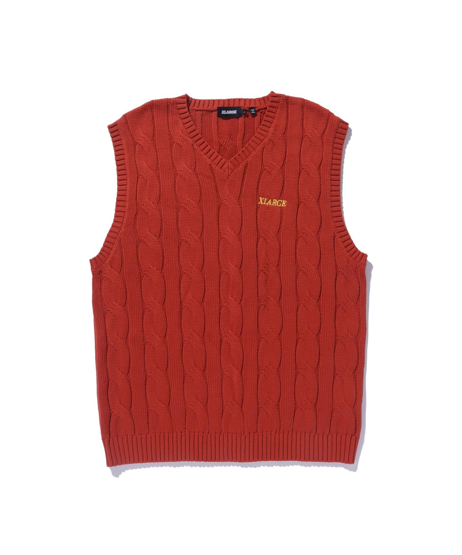 Amazon | [XLARGE] ケーブルニットベスト CABLE KNIT VEST
