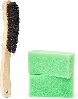 Hat Cleaning Kit with Brush and Cleaning Sponges (3 Pieces)