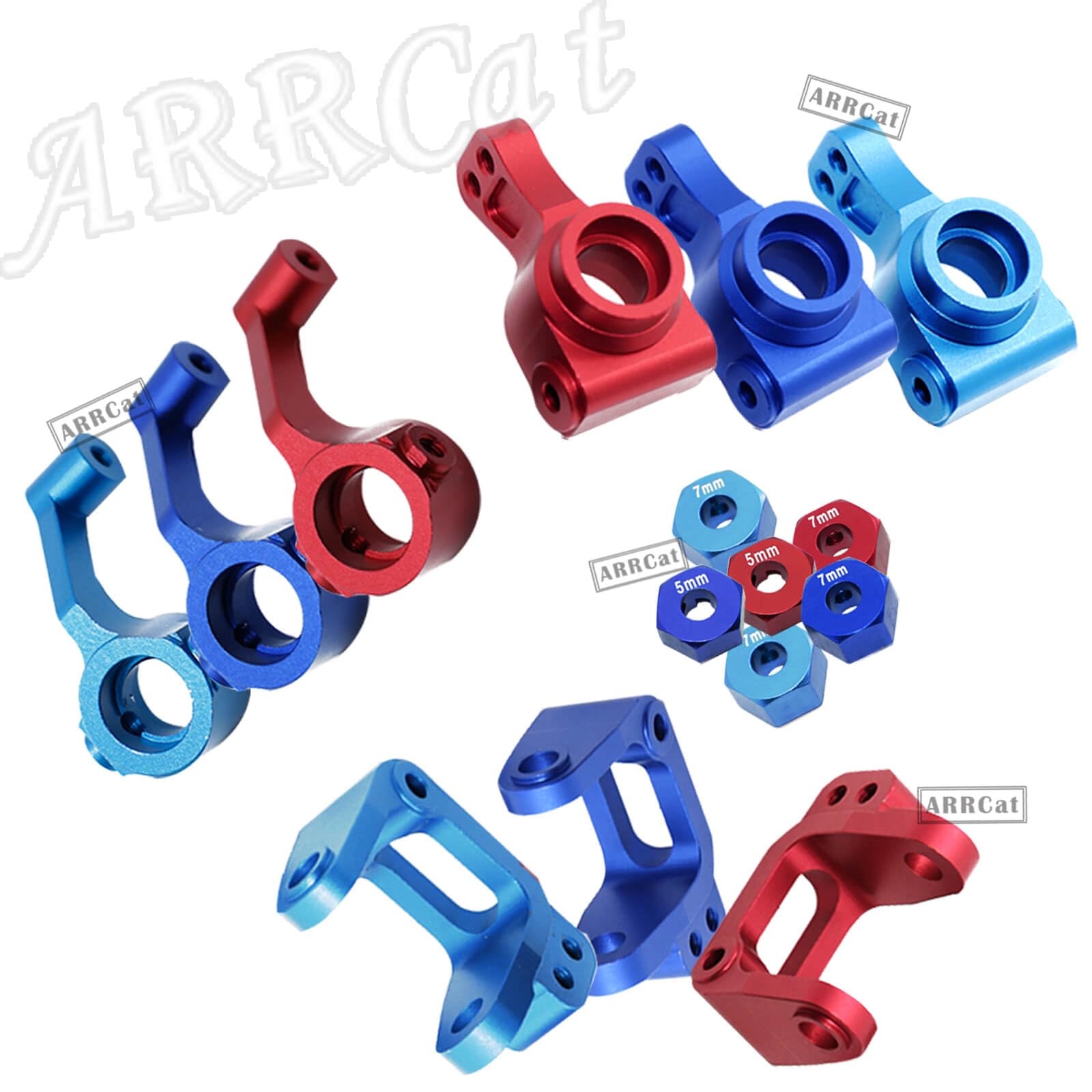Aazon.co: ARRCat Alloy Caster Block&Steering Blocks&Rear Stub Axle...