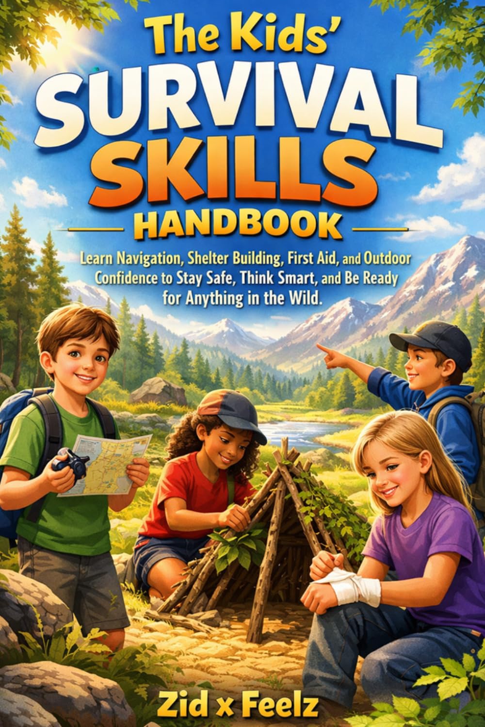 The Kids’ Survival Skills Handbook: Learn Navigation, Shelter Building, First Aid, and Outdoor Confidence to Stay Safe, Think Smart, and Be Ready for Anything in the Wild