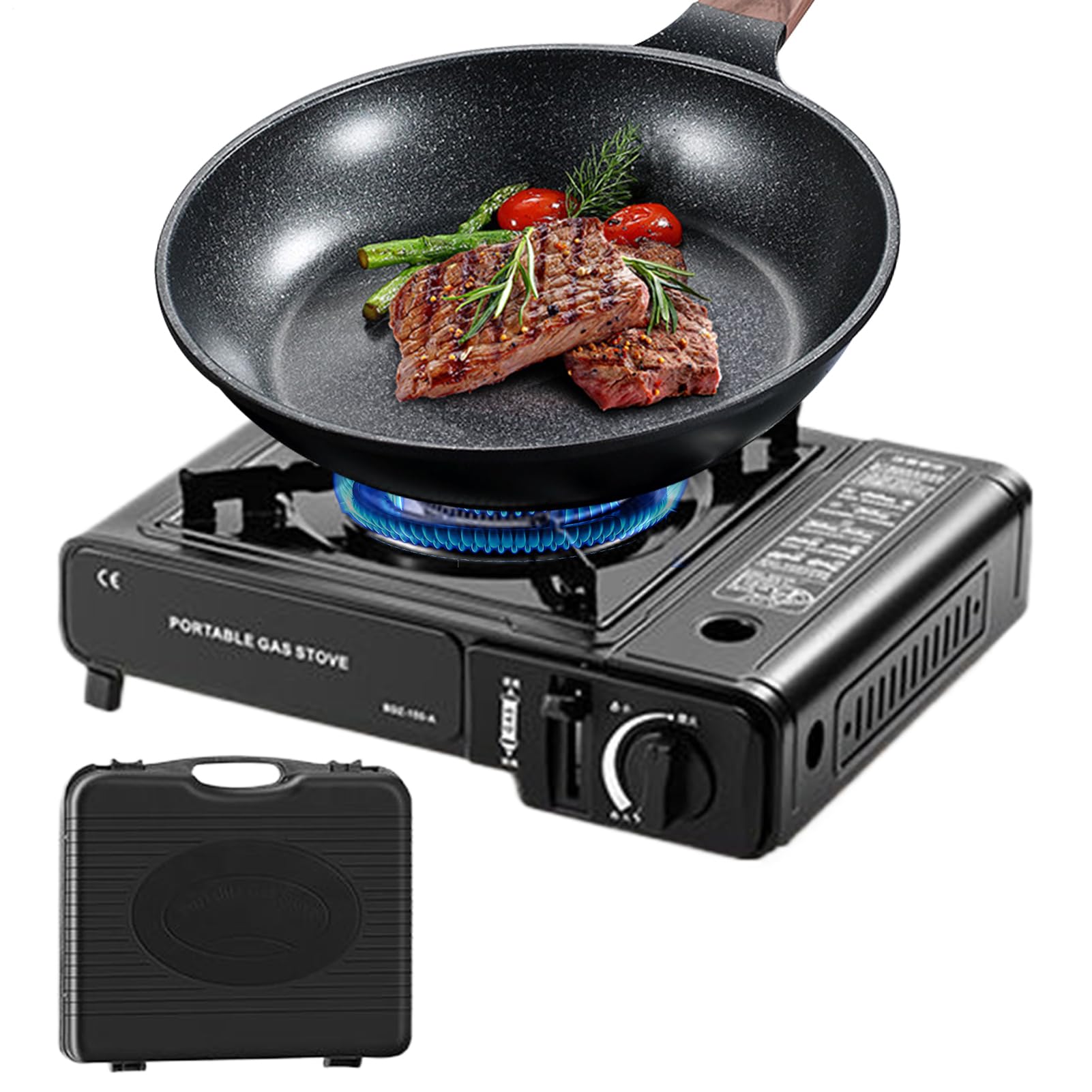 Przenośna Kuchenka Turystyczna Na Kemping Palnik 2900W Sprzęt Outdoorowy | Kuchenka, grill kempingowy i palnik Backpacking Wędrówki Ogród Przetrwanie Plaża Tailgating Gotowanie Biwakowe Sprzęt Out