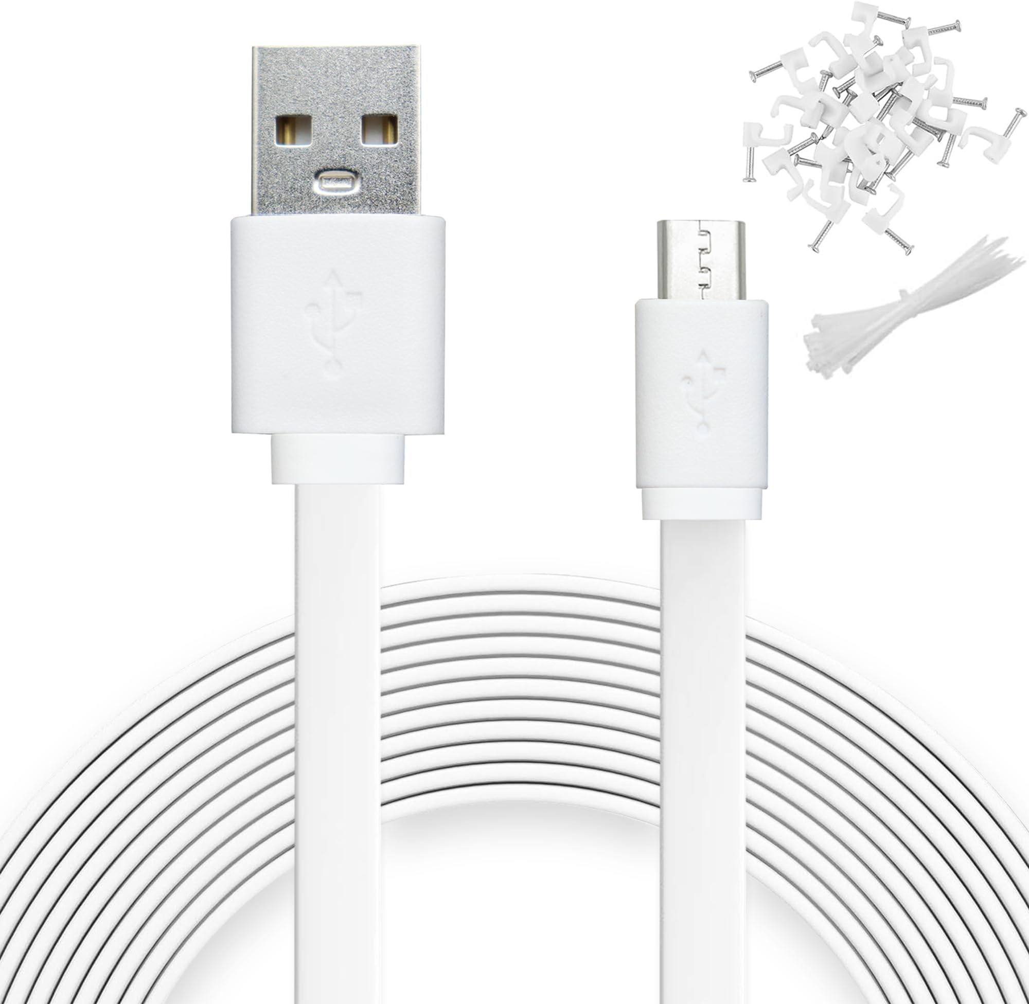Paquete De 2 Cables De Extensión De Alimentación De 10 Pies Compatibles Con WyzeCam, Wyze Cam V4
