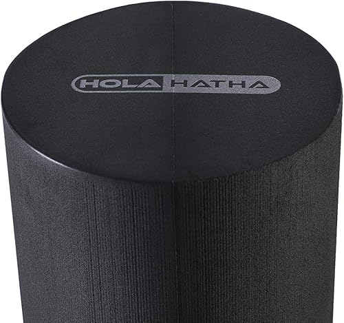 Miniatura 3 de HolaHatha Rodillo de espuma EVA sólido portátil de alta densidad para masaje de espalda de tejido profundo, terapia de pantorrillas, masaje de