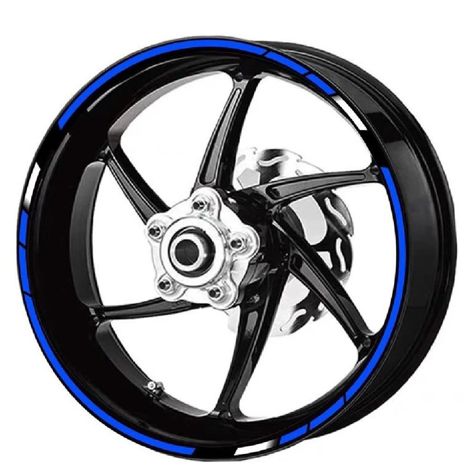 Motorcycle Rim Decal Reflective Wheel Sticker for HRC CBR1000RR CBR600RR CBR500R CBR300R CBR250R CBR650R(Style 8)