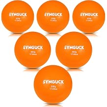 SYNGUCK 4/6 Pack Weighted Plyo Balls Set,Baseball & Softball Training | Improve Power, Pitching, Hitting - Perfect for Yoga, Fitness, Plyometrics - All Skill Levels
