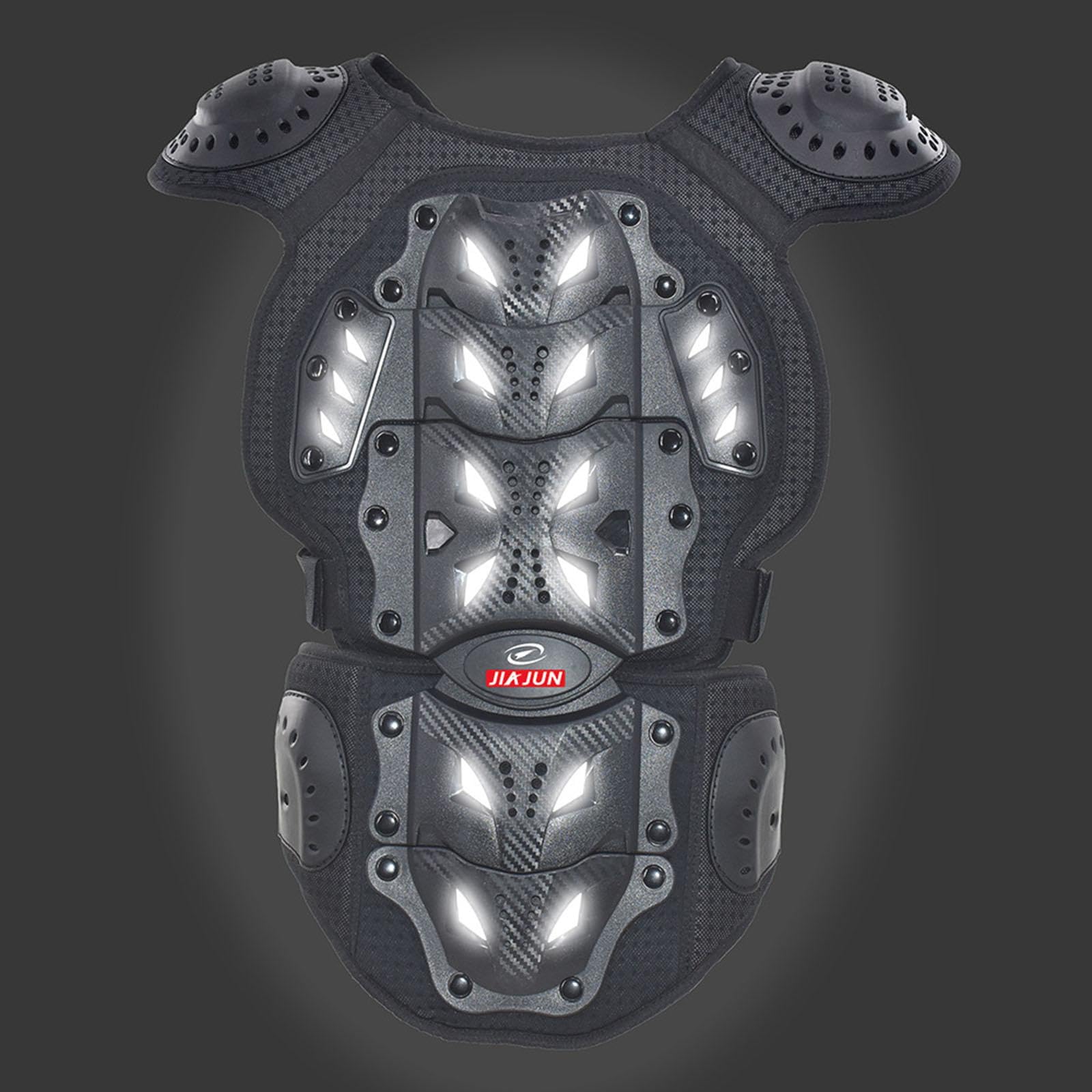 Harilla Protector de Pecho para de Motocicleta, Equipo Multiusos Resistente a Impactos para de Cross, Equipo de Motocross para Montar, Esquiar, m