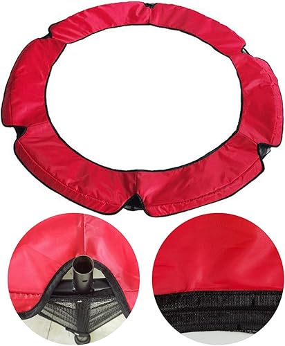 Miniatura 1 de Almohadilla envolvente para trampolín, 55 pulgadas, tela Oxford de repuesto para trampolín, almohadilla envolvente resistente a desgarros, borde en