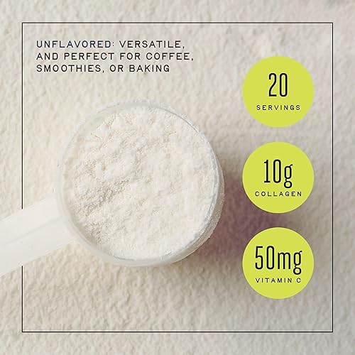 Miniatura 6 de Iron Feather - Polvo de colágeno  Sin sabor  Proteína de colágeno múltiple con vitamina C  Ayuda a las articulaciones, tendones, recuperación, piel,