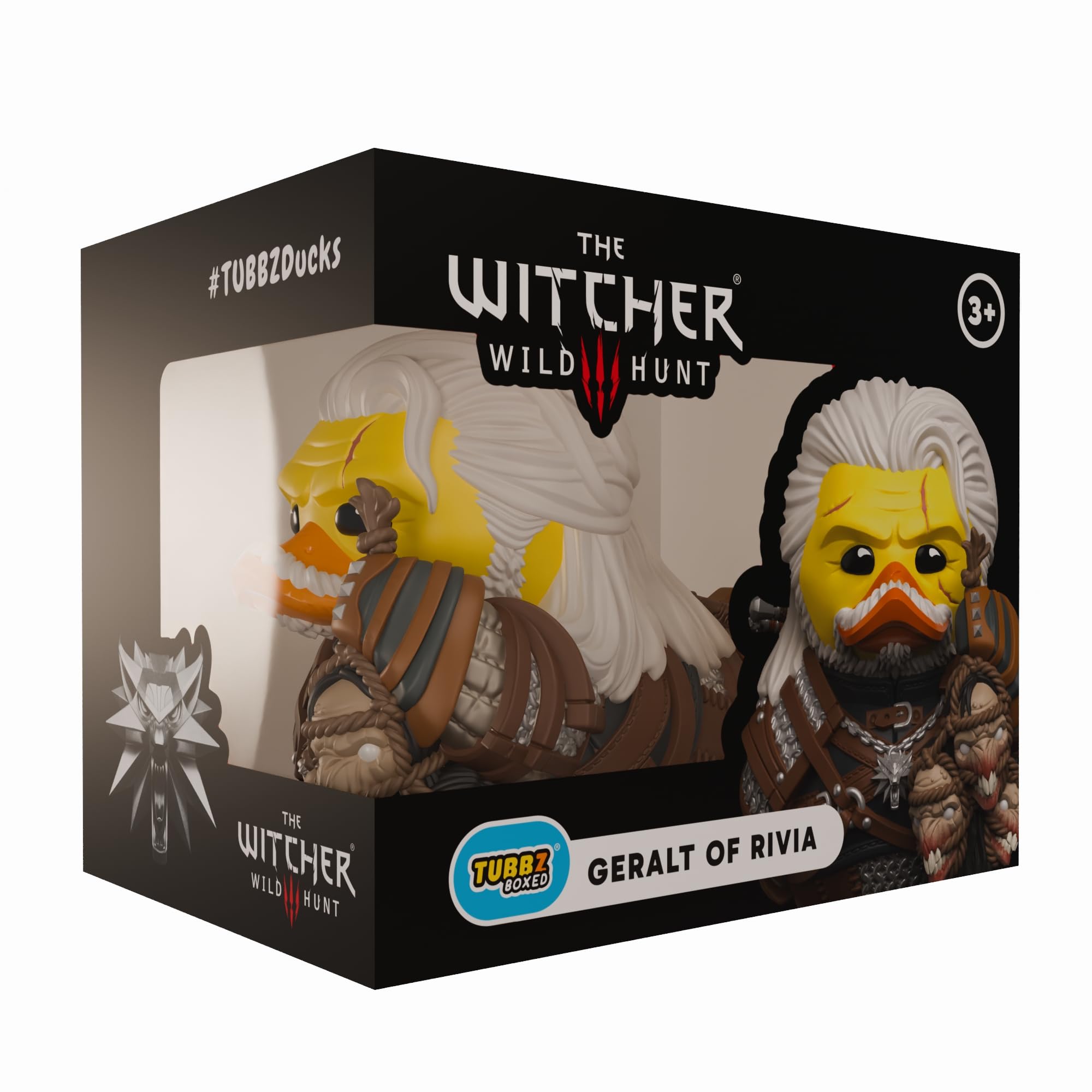 TUBBZ Boxed Edition: The Witcher - Geralt of Rivia Cosplaying Rubber Duck Vinyl Figure – Official Collectible for Fans of Witcher