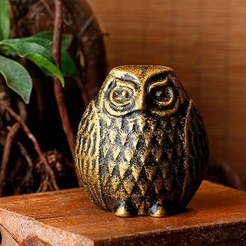 鉄製 フクロウ 書道具 文房具 装飾品 工芸品 美術品 置物 鉄製 フクロウ 書道具 文房具 装飾品 工芸品 美術品 置物 - メルカリ