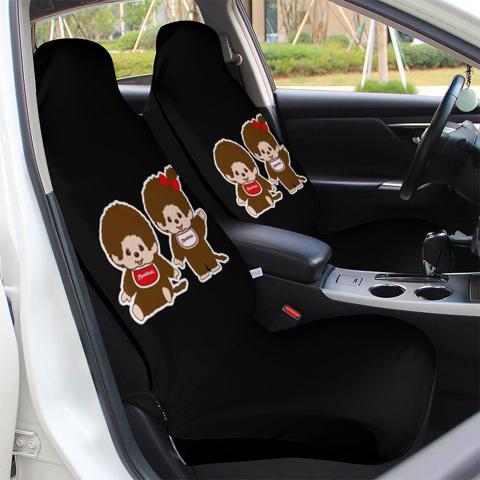 Amazon | モンチッチ カーシートカバー 防水 取付簡単 シートカバー