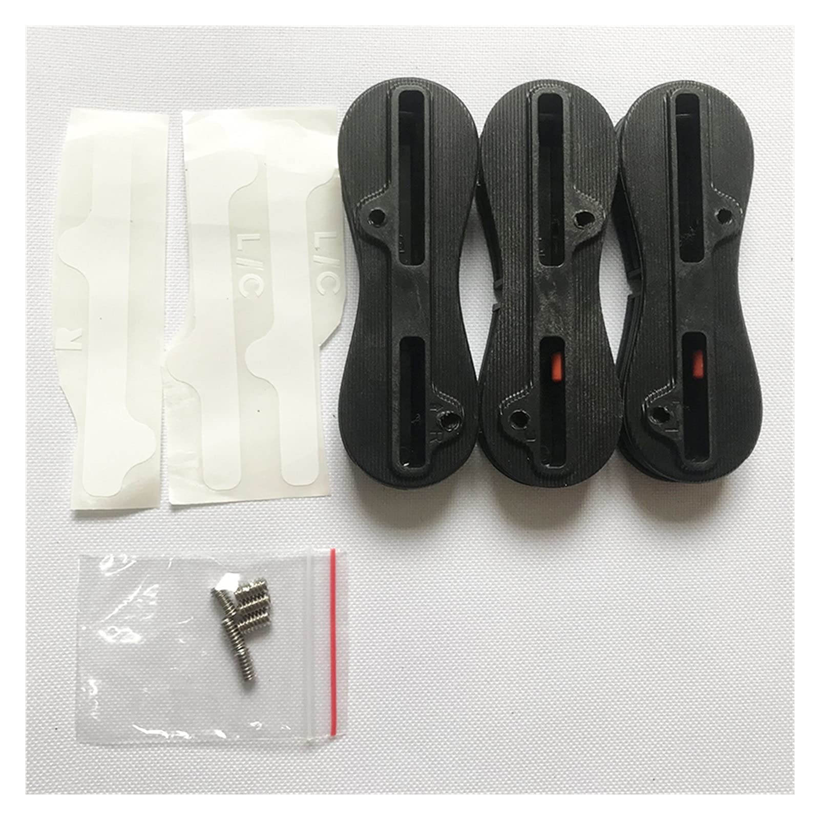 Lifyn2 Surfing Fins Surfboard Fin Box Plastic Surfing Tail Fin Box Nylon Surfboard Tail Rudder Plug 5 Degree 9 Degree 3pcs/Set with Fin Key (Color : FCSII 9 Degree Black)