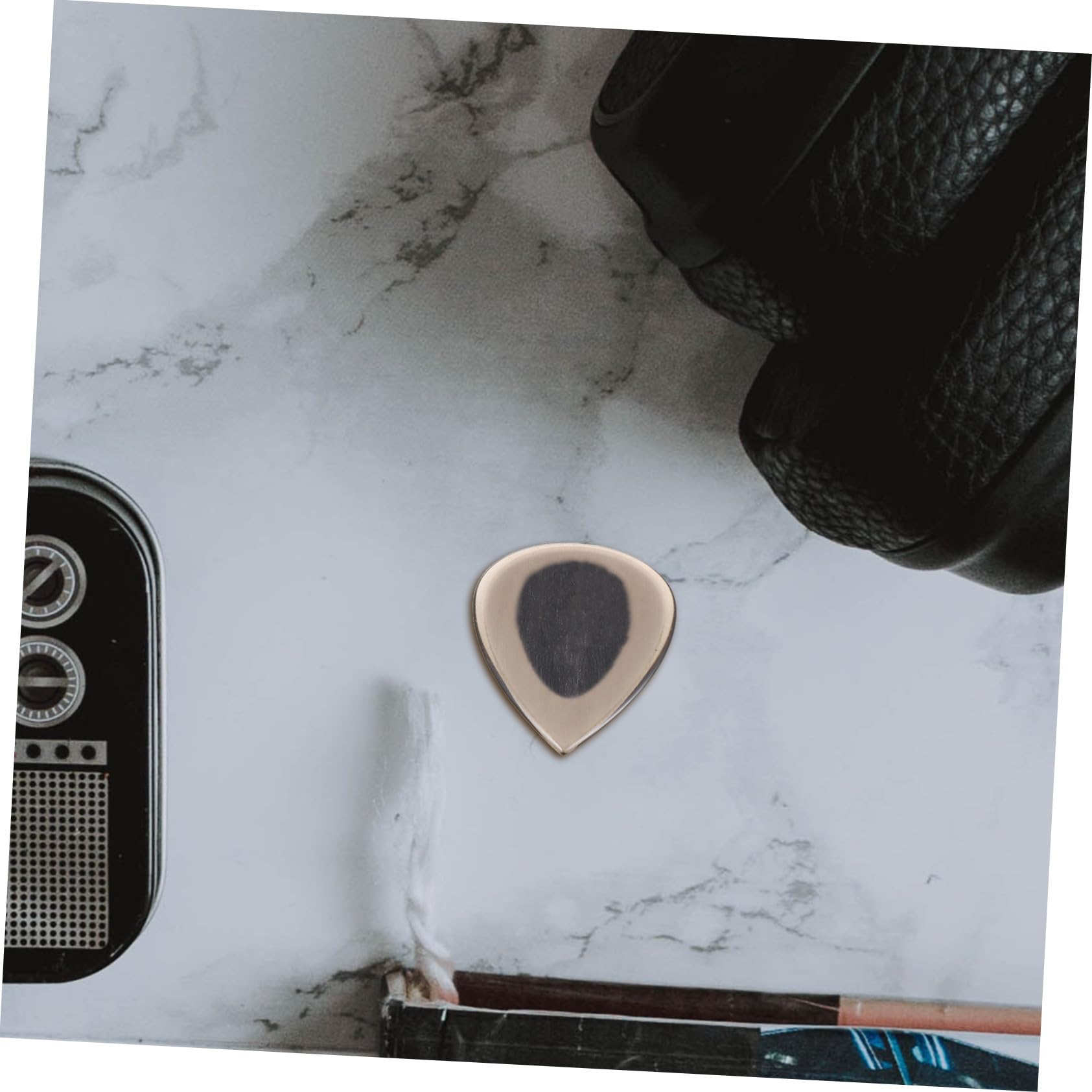 Mikinona Plettri per Chitarra Pesanti Design Antiscivolo Adatti per Chitarra Acustica ed Elettrica Realizzati in Plastica Resistente per Esibizioni in Festival di Musica Country e Jazz