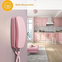 Vista 44 de Teléfono con cable AT&T 688 pies, Negro