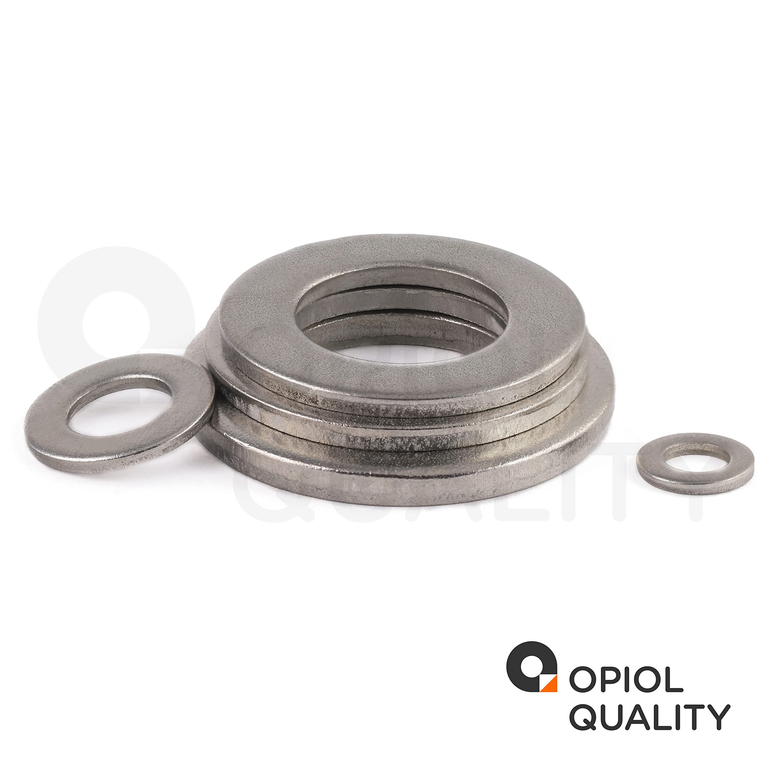 Unterlegscheiben M20 Edelstahl A2 V2A (500 Stück) DIN 125 / ISO 7089 Beilagscheiben Unterlegscheibe OPIOL QUALITY®