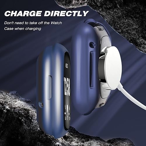 Miniatura 4 de ORIbox Funda ultradelgada compatible con Fitbit Sense y Fitbit Versa 3 Smartwatch, TPU HD, funda protectora completa, resistente a los arañazos,