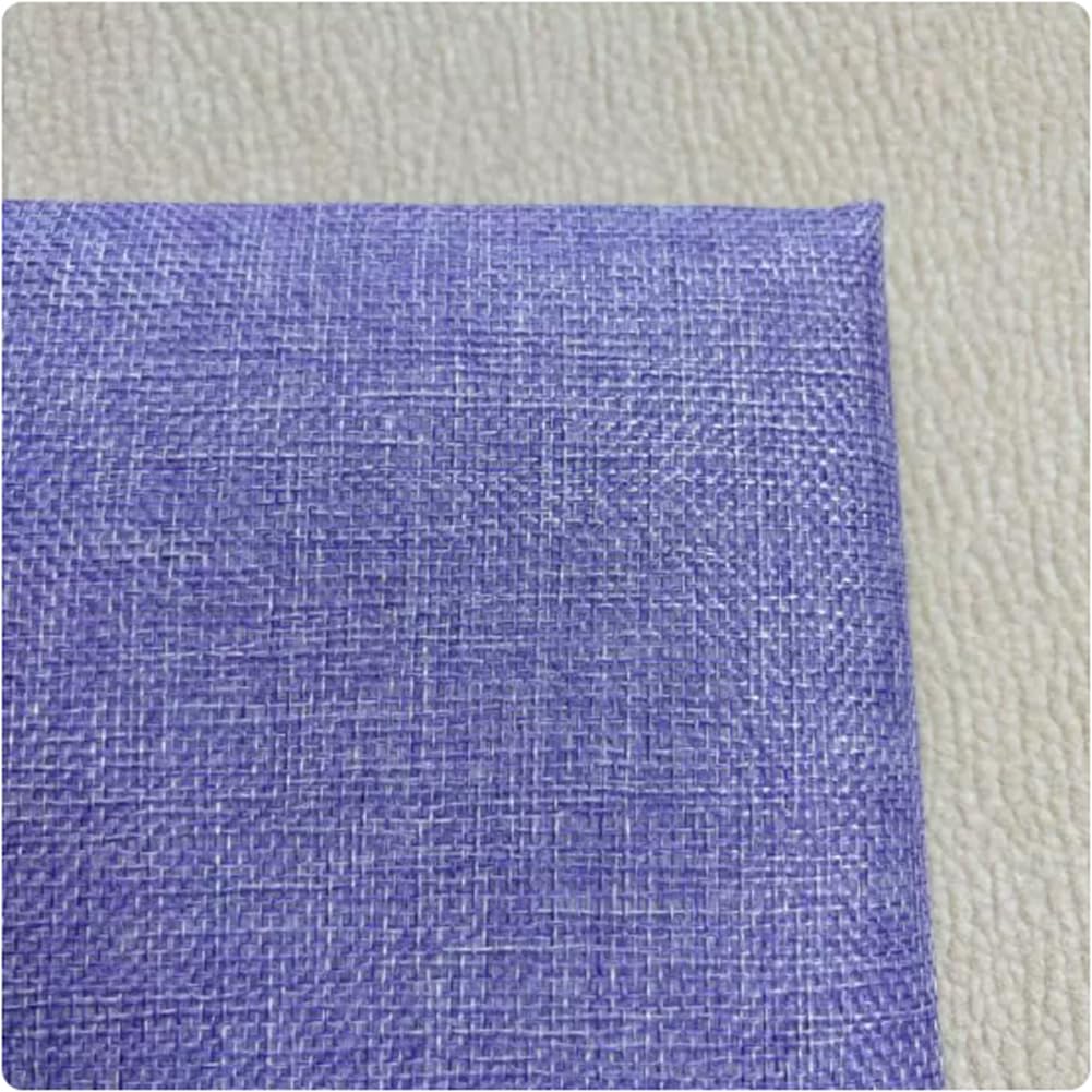 Plain Linen Look Fabric,Linen Embroidery Upholstery Fabric for Sewing Making Bags Dresses Clothing Tablecloth Curtains,100x150cm Cloth Material (Purple)