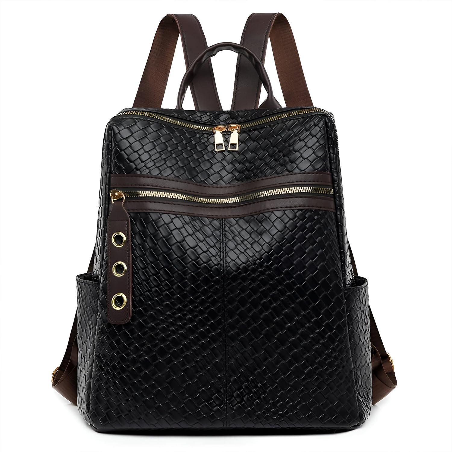 syga Women's Soft Woven Backpack | Water-Repellent Cross-Border Travel Bag-picture-30
