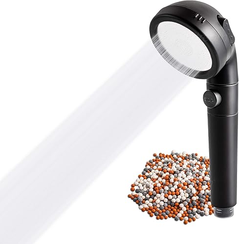 Miniatura 8 de Sistema de cabezal de ducha original StoneStream EcoPower, filtro iónico tipo spa para suavizar el agua, aumentar la presión y ahorrar agua, cabezal