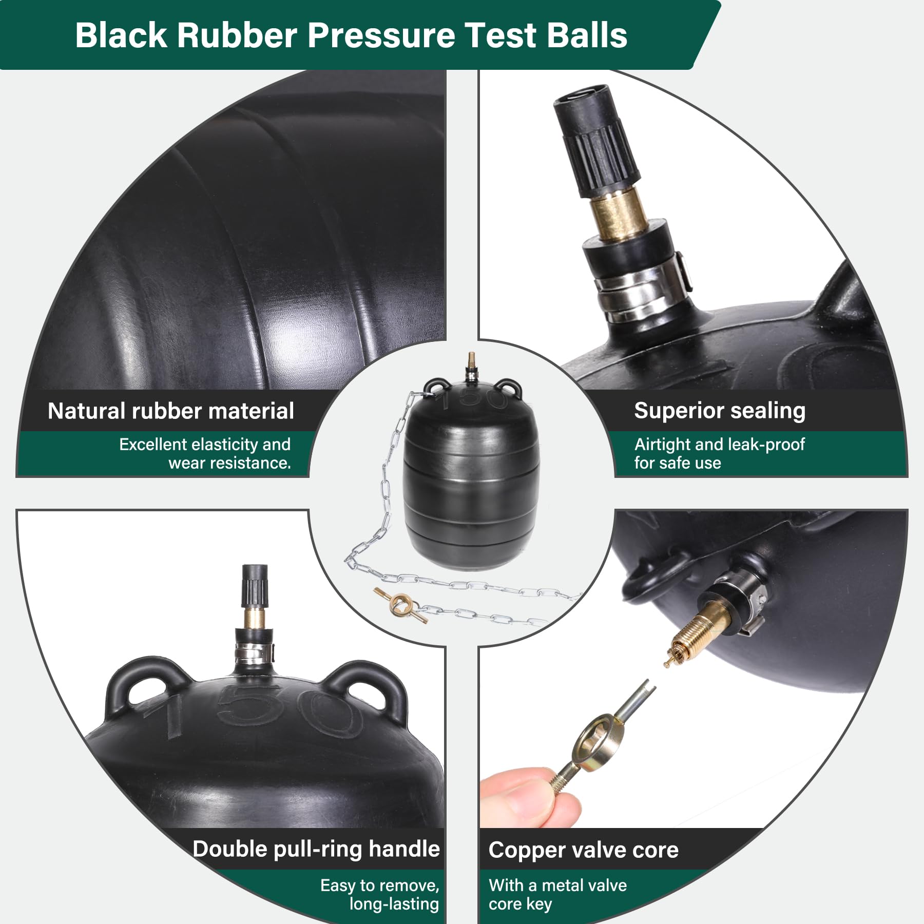 Pipe Plug Kit - Leak Detection & Drain Blocking -7