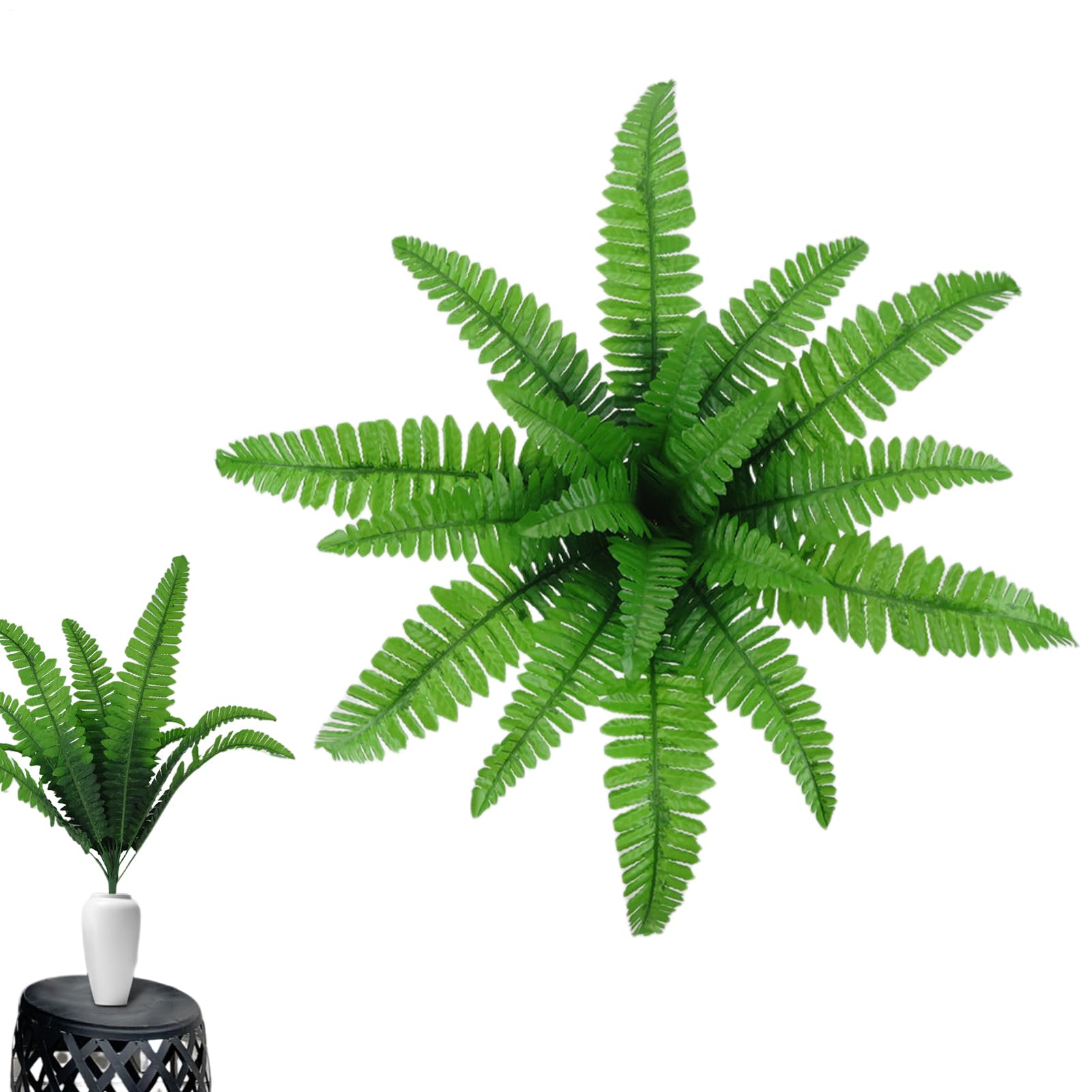 Fougères artificielles extérieures verdure pour jardin salon et mur
