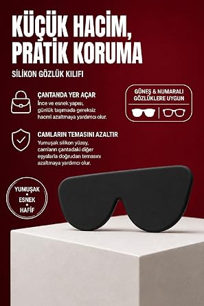 Premium Silikon Gözlük Koruma Kılıfı