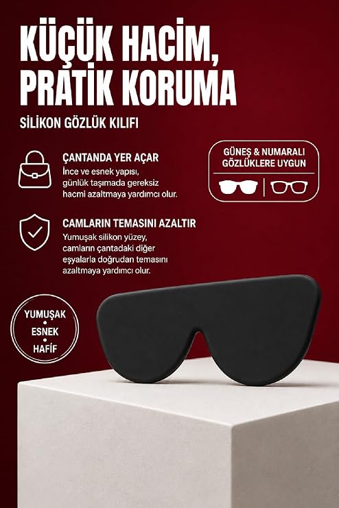 Premium Silikon Gözlük Koruma Kılıfı