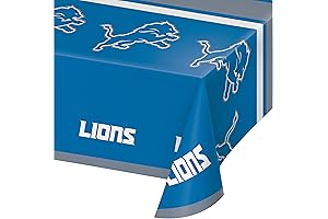 Detroit Lions 3-pack Plastic Tablecloths
