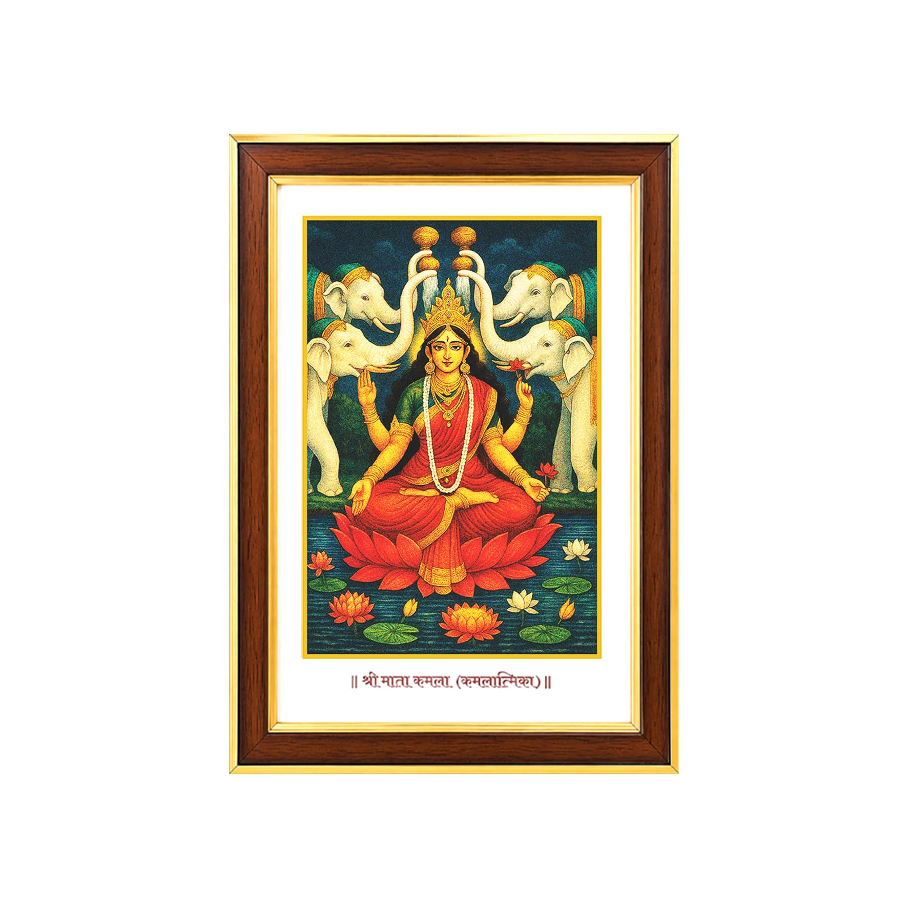 Classic Photo Frame Godess Maa Kamla (Kamlatika) for wealth-image-35