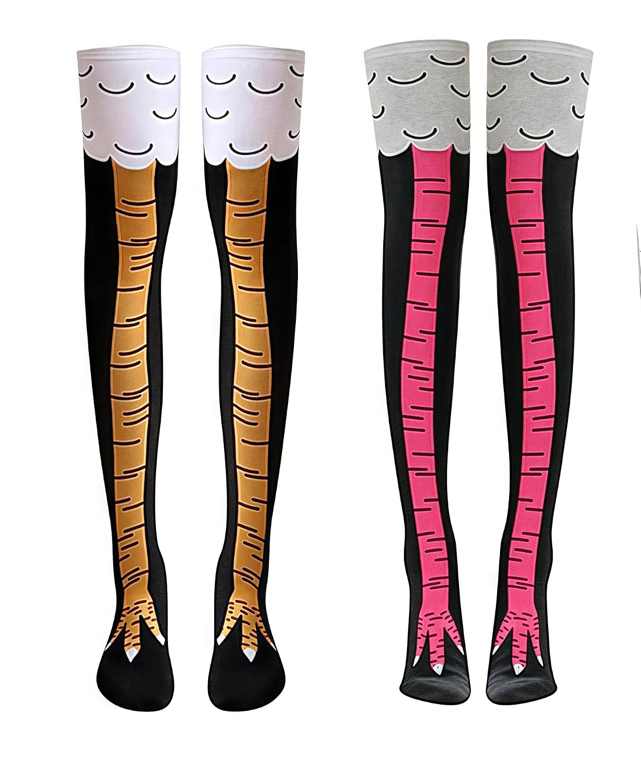 2 Pair Chicken Socks, Chicken Leg Socks, Cute Socks Funny Gifts 3D Animal Paw Funky Novelty Gifts for Women Girls Friends - Review, Price and Buying Guide