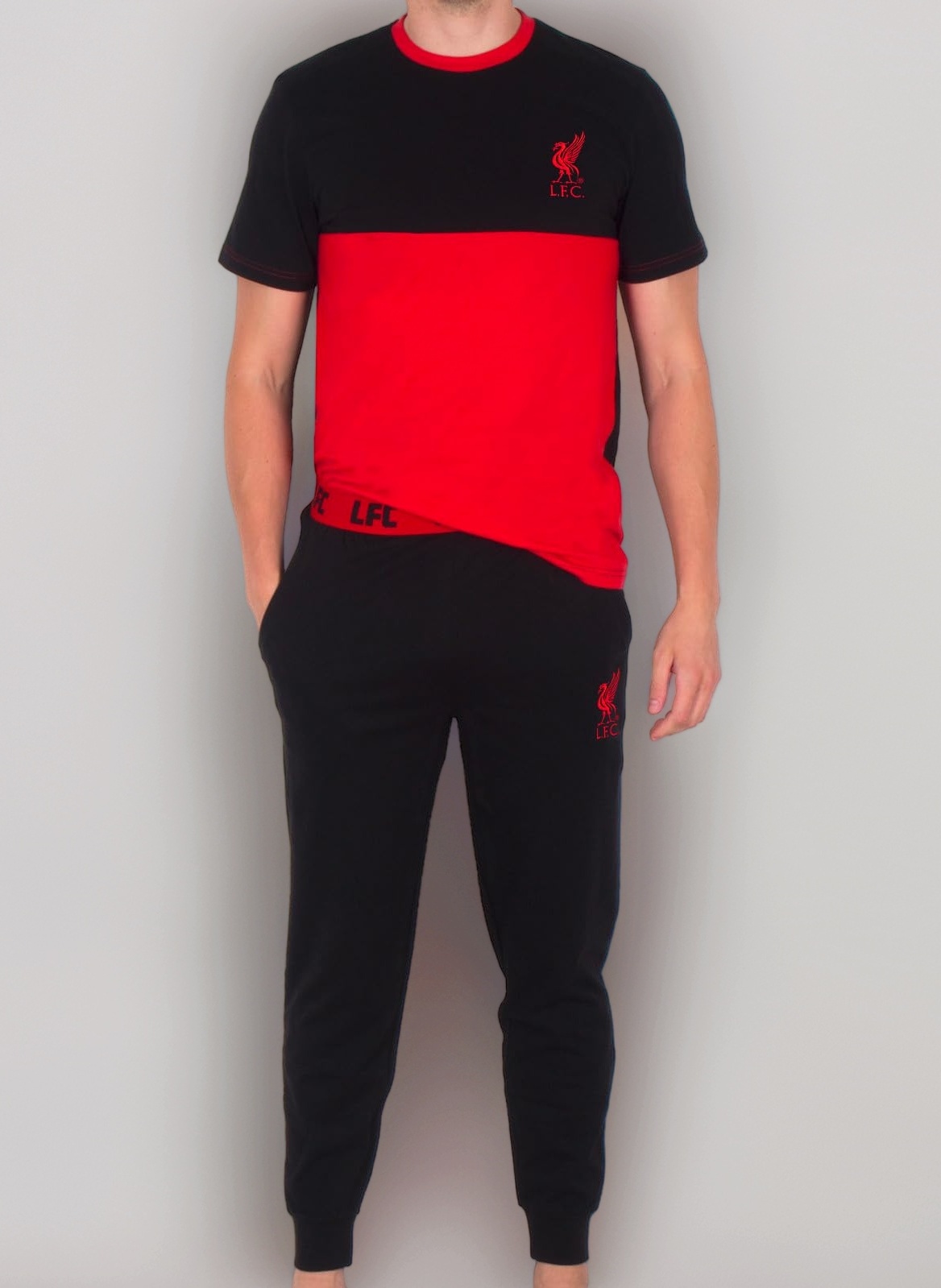 Liverpool FC Mens Pyjamas Long Premium Set OFFICIAL Football Gift