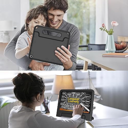 Miniatura 7 de BMOUO Funda para niños para Samsung Galaxy Tab A 101 2019 SM-T510T515 a prueba de golpes ligera con mango convertible para Samsung Galaxy Tab A de
