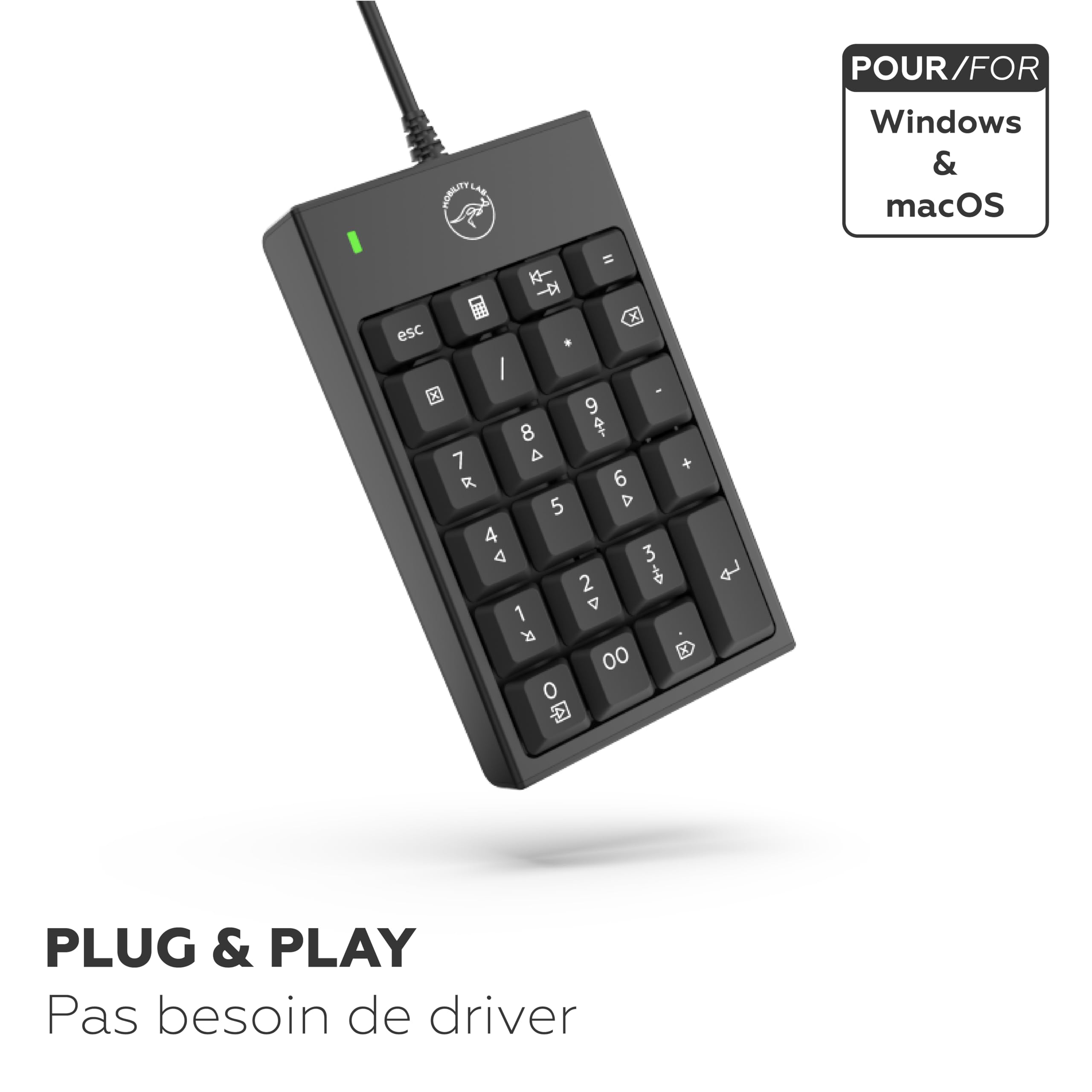 Mobility Lab ML311838 (Versione Straniera) Tastiera Tastiera QWERTY