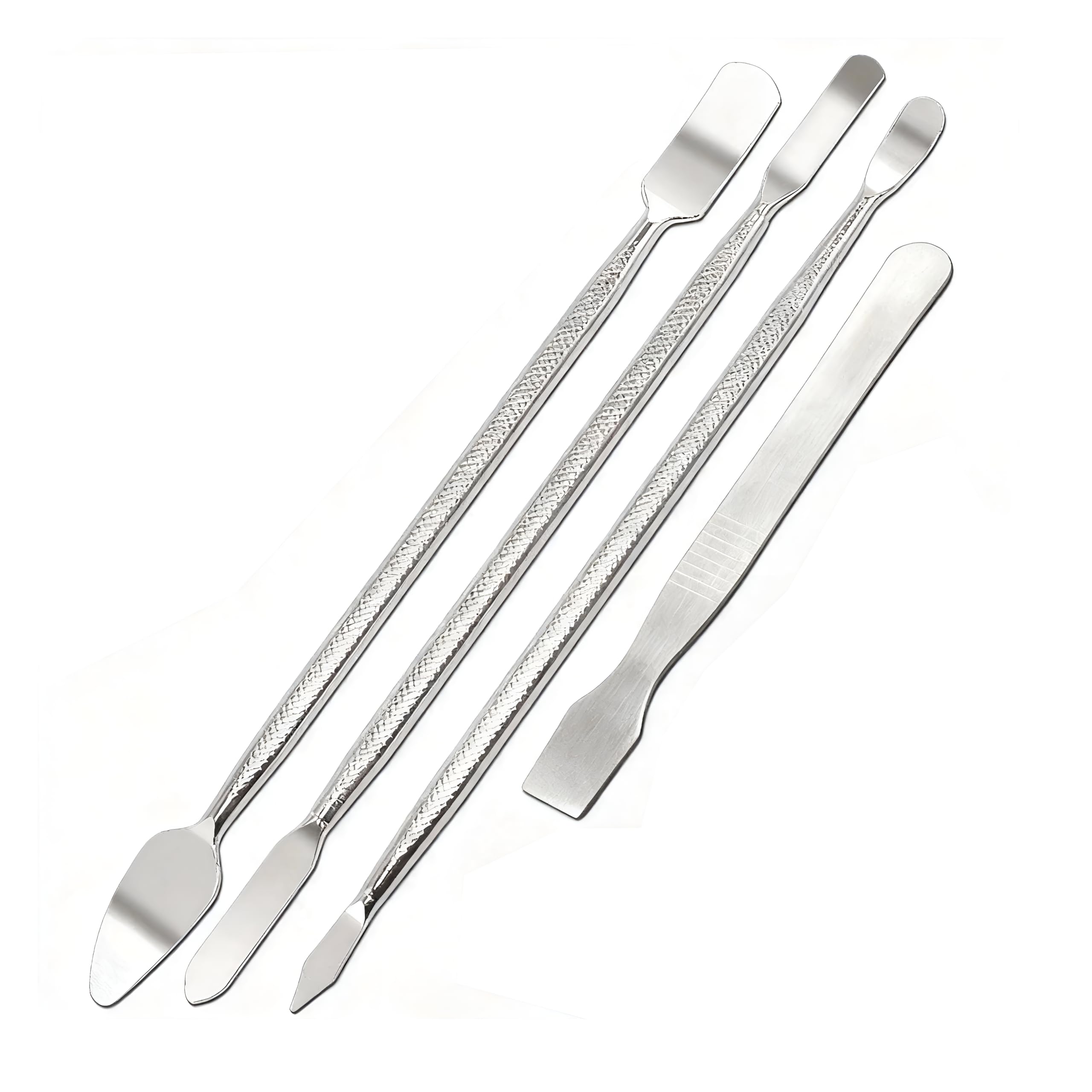 4-Piece Metal Pry Tool Set, Ultra-Thin Opening Tools for Electronics Repair - Compatible with Laptop, iPad, Phone, MacBook, Tablet, Device Screen/Case Prying Kit