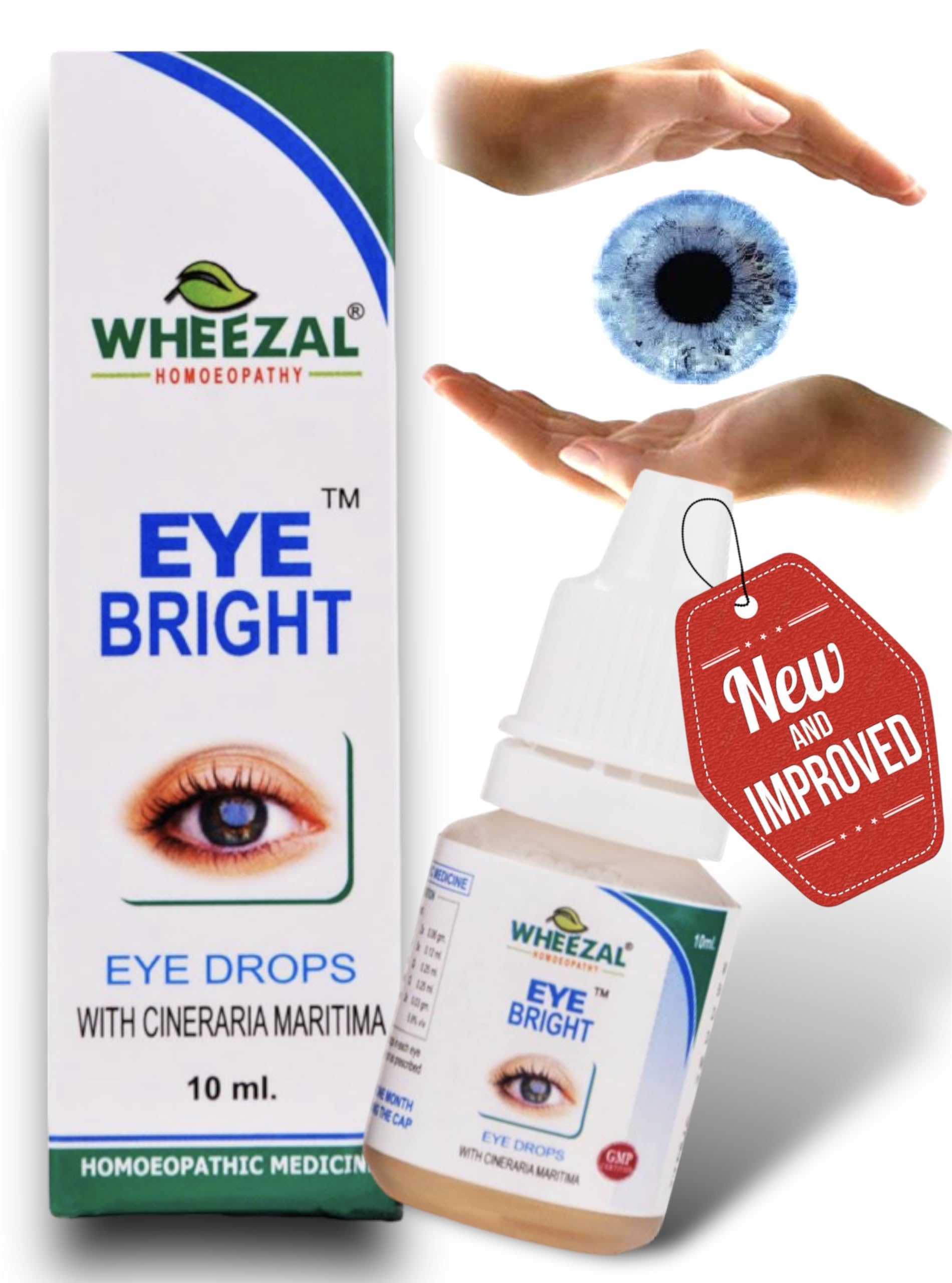 KRIG'S Wheezal Eye Bright Eye Drops- 10Ml Pack Of 2 Bottles