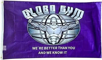 3x5FT Globo Gym Flag Dorm Man Cave Decor Dad Gift Dodgeball Funny Frat Sports   