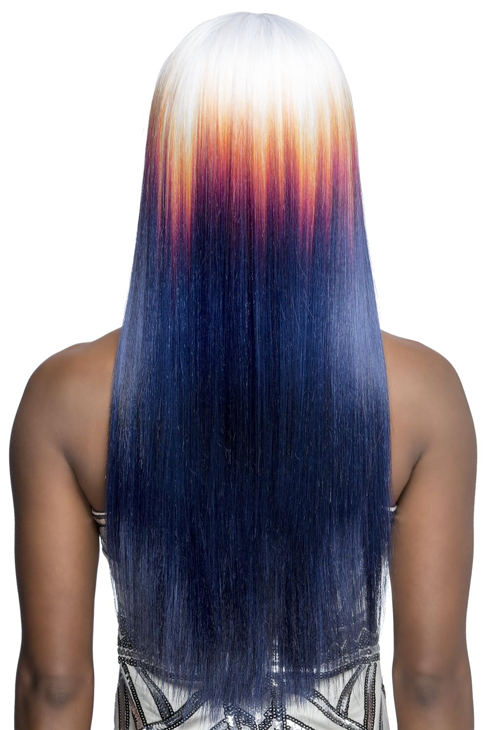 Galaxy Colored Lacefront Wig Blair- Pastel Galaxy – Webster Wigs main image 3
