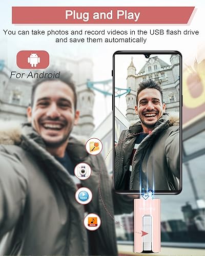 Miniatura 7 de Sunany Unidad flash de 512 GB, memoria USB USB de alta velocidad, almacenamiento externo, memoria USB para fotos, para teléfono, pad, Android, PC y