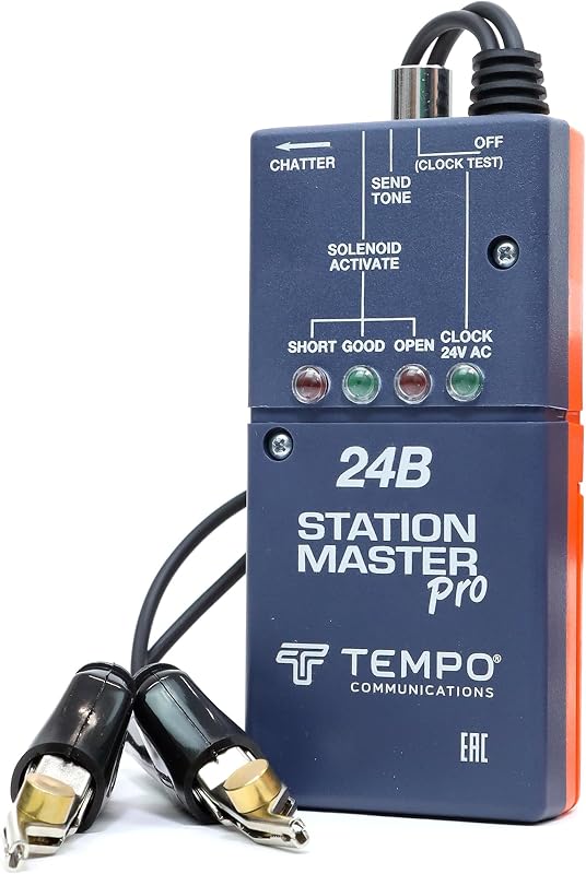 TEMPO Station Master Pro Sprinkler Valve Tester and Activator | Activate Solenoids, Chatter Solenoids, Send Tone, Locate Valve Boxes (Pro Grade Model) (24B-GL)