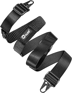 CVLIFE Two Point Sling with Quickly Adjustable Loop,Length Adjust Sling with Elastic Design,Two Point Sling with Removable Metal Hooks for Outdoor Sports - CVLIFE