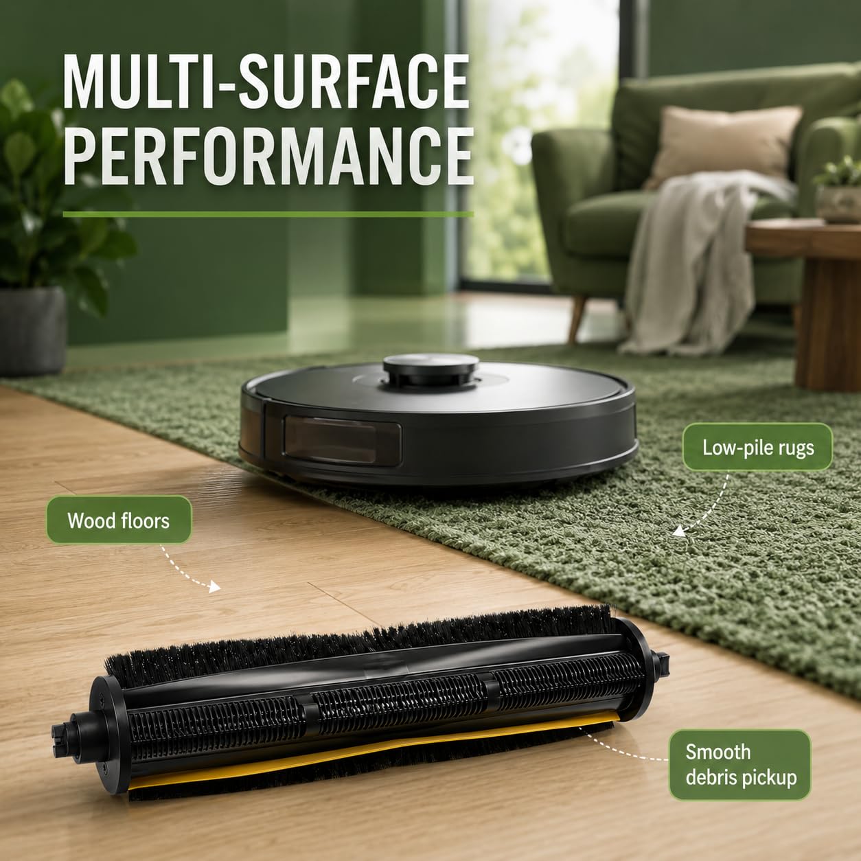 Brosse Anti Enchevêtrement Robot Aspirateur pour Dreame L30s Pro Ultra