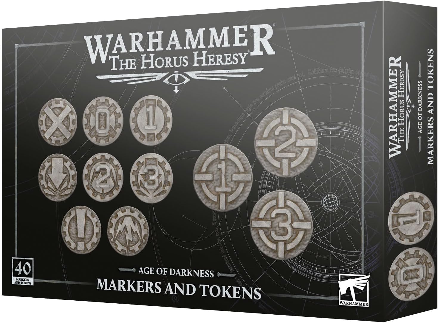 Warhammer: The Horus Heresy Age of Darkness Markers and Tokens Set