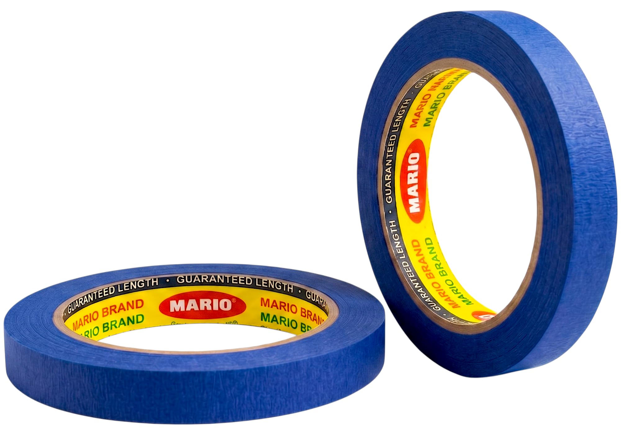 Mario Blue Masking Tape – 20 Meter Length, 6mm Width – Easy Tear Tape for DIY, Art & Craft, Painting, Labelling, Carpenter Use – No Residue After Peel – Pack of 2 Rolls-image-5